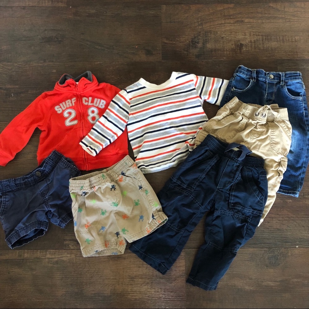 ✨SALE✨12 Month Baby Boy Clothes Bundle 7 Piece